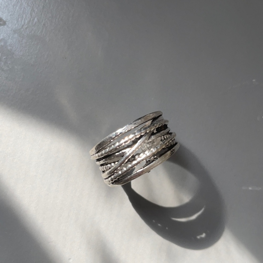 Silver Braided Ring